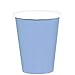 Disposble Party Paper Cups Tableware, Pastel Blue, Paper , 9oz., Pack of 20