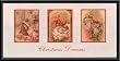 Art Poster Metal Framed Print - Christmas Dreams - Artist: unknown- Poster Size: 12 X 25