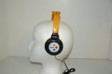 NFL Pittsburgh Steelers iHip Extra Point Over The Ear DJ Style Headphones Earphones for iPhone