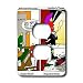 Londons Times Funny Music Cartoons - Misguided Missile - Light Switch Covers - 2 plug...
