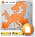 MAPS for NAVIGON 2000S 2200T ALL EUROPE Q2 2009