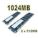 1024MB SDRAM (1GB SDRAM) Infineon Markenspeicher RAM * 2x 512MB Kit * PC 133 (abw&auml;rtskompatibel zu PC 100 und 66) * 168 Pin * NEU