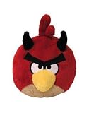 Angry Birds Halloween 5-Inch Plush Red Bird with Horns