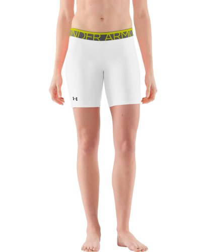 Under Armour Women's MPZ Strike Zone Shorts Medium White