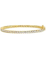 Diamond 2-Prong Tennis Bracelet