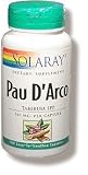 Solaray - Pau D'Arco, 510 mg, 100 capsules