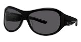 Nike Doll Face.P Polarized Sunglasses, EV0398-065, Black Frame/ Grey Polarized Lenses
