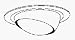 Cooper Lighting #P20W White Eyeball Recess Trim