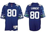 Steve Largent Seattle Seahawks Blue NFL Premier Throwback Jersey