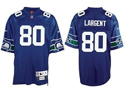 Steve Largent Blue Reebok NFL Premier 1985 Throwback Seattle Seahawks Jersey