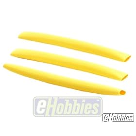 Du-Bro 439 1 4 Diameter Yellow Heat Shrink Tubing (3-Pack) from Du-Bro Heat Shrink Tubes