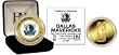 DALLAS MAVERICKS 24KT Gold and Color Team Logo Coin