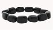 Nugget Style Stretch Bracelet - Smokey Quartz