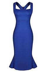 Cotton Vintage Evening Dress/Party Dress/Tunic/Midi Dress 