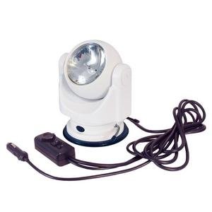 Remote Control 500,000 Candlepower Spotlight with Suction mount - White