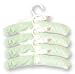 4 PACK HANGERS - SAGE GINGHAM SEERSUCKER