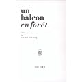 Un balcon en for�t (livre non massicot�)