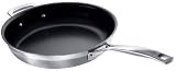 Le Creuset 3-Ply Stainless Steel Non-Stick Frying Pan, 28 cm (Model SSC2200-28)