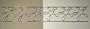 Trellis Frieze Elements-"Stars" (TFE 1c-Sr) -Handmade Aluminum Trellis-Frieze Panels from Brooks Design