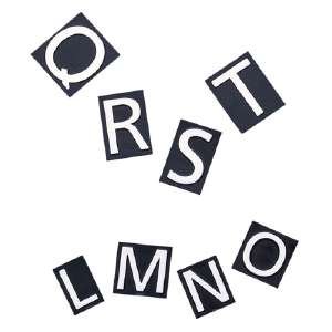 Quartet Magnetic Letters Numbers Symbols Set  Helvetica  1in.  Set Of 128