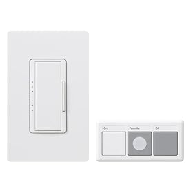 Click here to buy Lutron MRF-600MTHW-WH Maestro Wireless 600W Single-Pole or Multi-Location White Dimmer and... by Lutron.