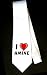 I Love Amine Party Decoration Necktie