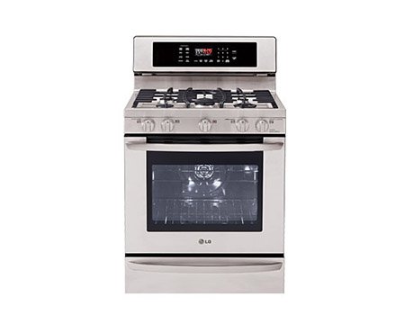 LG 5.4 CF GAS RANGE WITH CONVECTION SS