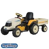 Kids’ Peg Perego Cub Cadet Tractor with Trailer