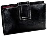 Fossil Womens Small Leather - Color of Money Multifunction (Color: Black)