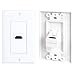 Pyle Home PHDMIW1 Single HDMI Wall Plate 90 Degree Exit Port