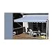 Sunsetter Pro Motorized Awning (13 Ft / Solid Smoke) With Traditional Laminated Fabric With Right Mounted Moter And Soffit Bracket