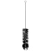 American Educational Black Nylon Cylinder and Bottle Brush, 2" Diameter x 5" Length x 13" Total Length