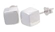 Sterling Silver High Polish Cube Fashion Earrings