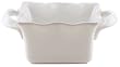 BIA Cordon Bleu Wavy Collection 52-Ounce Square Baker with Handles, White