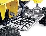 DG Performance Race Peg Nerf Bars With Heel Guards - Silver/Black Web 609-5180
