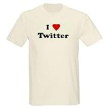 I Love Twitter Humor Light T-Shirt by CafePress