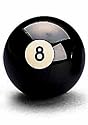 Pool-Ball "Favorite" Nr. 8