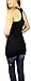 Metallica Womens Long Racerback Tank Top Black