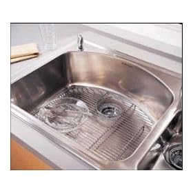 American Standard 7414.100.340 Culinaire Large Steel Bottom Sink Rack in Stainless Steel