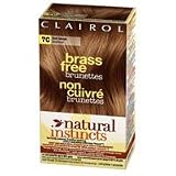 Clairol Natural Instincts Brass Free Haircolor, Dark Blonde, #7C, 1 ea