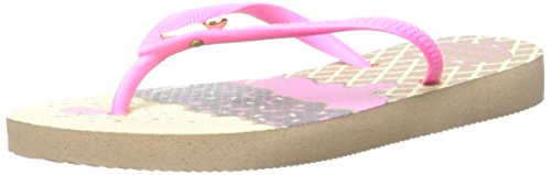 Havaianas Kids Slim Pop Sandal Flip Flops (Toddler/Little Kid), Rose Gold, 27-28 BR(11, 12 M US Little Kid)