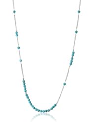 Kenneth Cole New York "Semiprecious Bead Item" Turquoise Semiprecious Bead Long Necklace, 44"