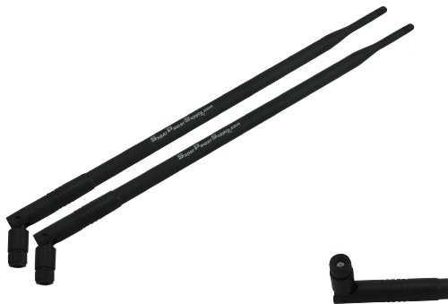 Super Power Supply® 2 x 9dBi 2.4GHz 5GHz Dual Band WiFi RP-SMA Antenna for Routers Linksys Cisco E2100L WRT160NL TP-Link TL-WDR3500 TL-WR841ND Amped Wireless SR150 AP300 R300 SR300 300N R10000 R10000G SR10000 SR20000G AP20000G ZyXEL NBG461 NBG4615 WAP3205 D-Link DIR-825 DAP-1360 Omni Directional Network Extension Mini PCIe PCI Cards WAN Repeater Save 59% Super Power Supply® 2 x 9dBi 2.4GHz 5GHz Dual Band WiFi RP-SMA Antenna for Routers Linksys Cisco E2100L WRT160NL TP-Link TL-WDR3500 TL-WR841ND Amped Wireless SR150 AP300 R300 SR300 300N R10000 R10000G SR10000 SR20000G AP20000G ZyXEL NBG461 NBG4615 WAP3205 D-Link DIR-825 DAP-1360 Omni Directional Network Extension Mini PCIe PCI Cards WAN Repeater