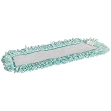 Rubbermaid FGQ40800 Standard Microfiber Fringed Dust Mop, 18" Length, Green