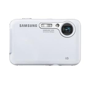 Samsung i8 Digital Camera - White (8.0MP, 3x Optical Zoom) 2.7" LCD, MP3 & PMP