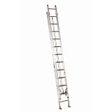 Buy Louisville Ladder AE2224 300-Pound Duty Rating Aluminum Extension Ladder, 24-Foot by Louisville Ladder