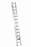 Louisville AE2224 Aluminum Extension Ladder 24-Foot, Duty Rating 300-Pounds