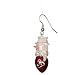 Houston Texans NFL Snowman Football Earrings (1.5