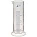 Azlon Polypropylene Short Form Graduated Cylinder with Printed Graduations