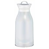 Alfi Cool Bottle 25-Ounce Carafe, Clear with Clear Accents
